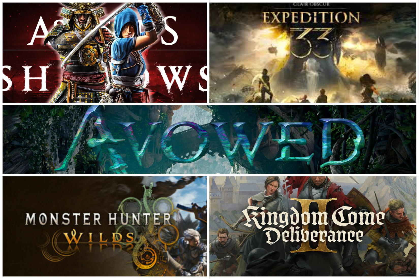 Top 5 PC RPG Games 2025