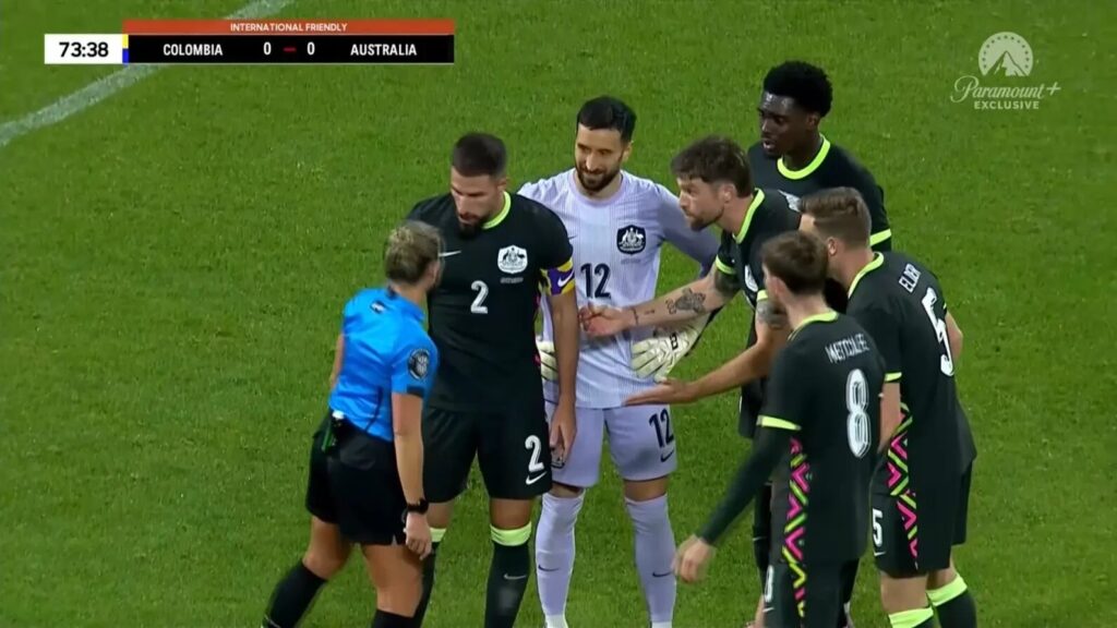 Socceroos vs Colombia